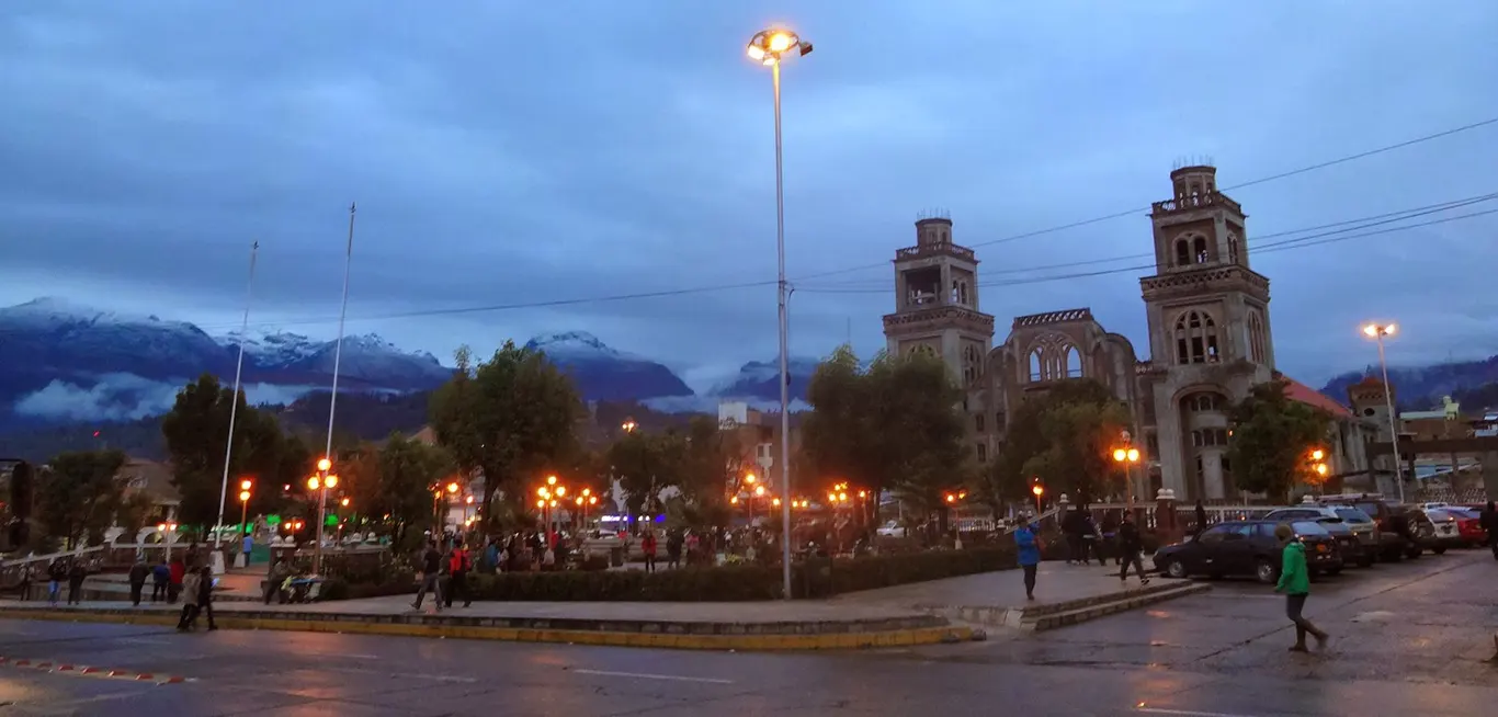 Huaraz – Fin Tour Laguna 69 Ciudad de Huaraz al finalizar el tour Laguna 69