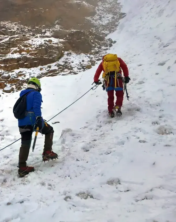 Ascenso al Nevado Mateo en la Cordillera Blanca de Áncash