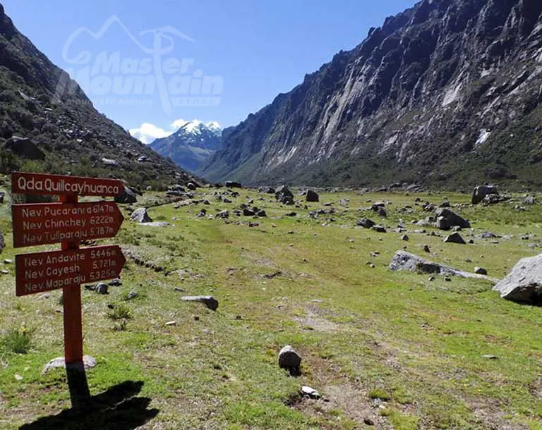 Portada Quilcayhuanca inicio del trek Quilcayhuanca Cojup 3 días 2 noches en el Parque Nacional Huascarán