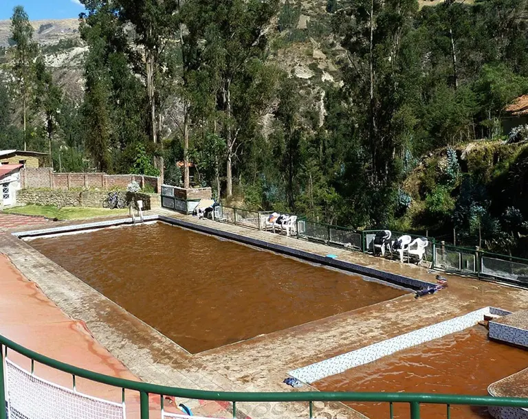 Baños termales de Monterrey durante el día 5 del Tours Privados 5 días 4 noches en Huaraz