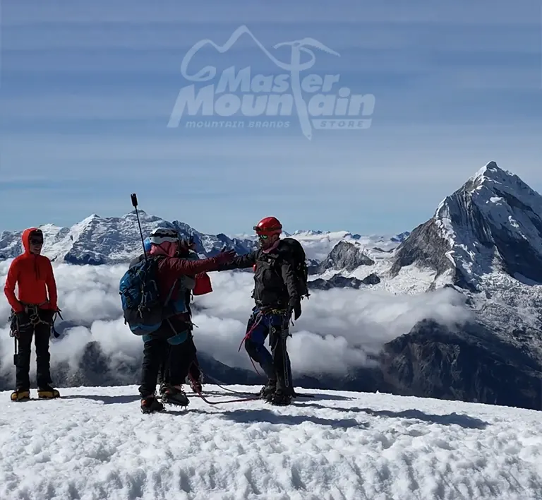 cumbre nevado pisco escalada tecnica huaraz